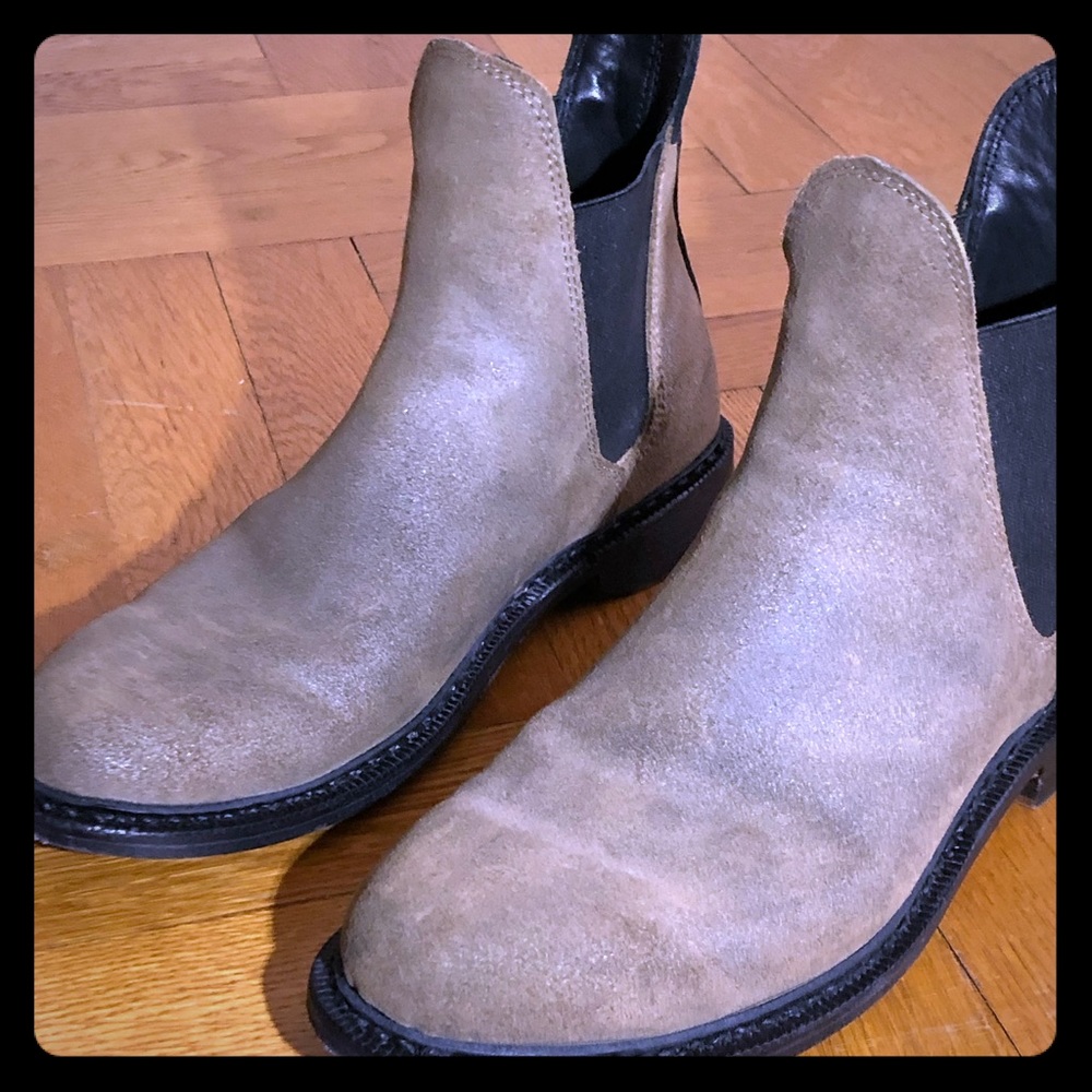 Rag and Bone Nubuck Leather Boots - size 38/8